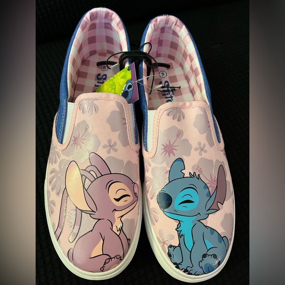 Disney Stitch💜 Low Top Slip on Sneakers😍